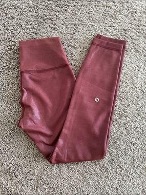 lululemon athletica Burgundy Leggings